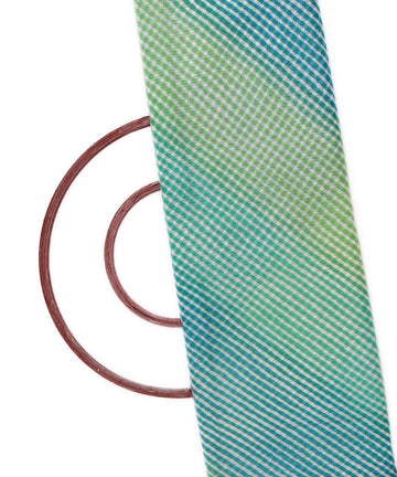 green and white lehariya print kota doria fabric b136 4284